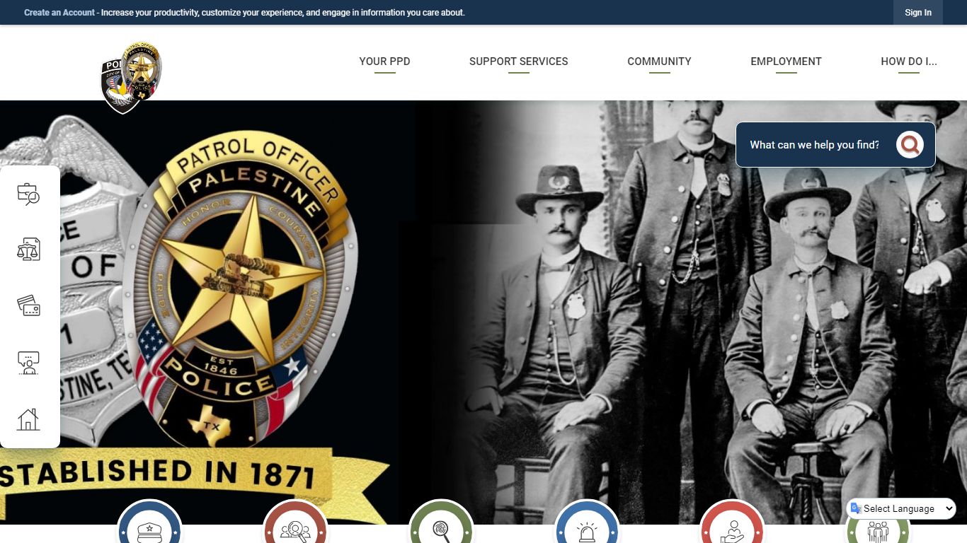 Police Department | Palestine, TX