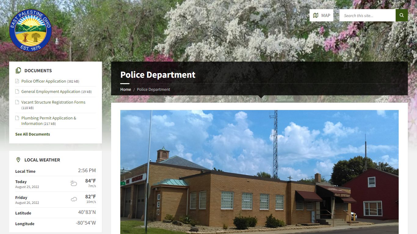 Police Department | East Palestine, OH